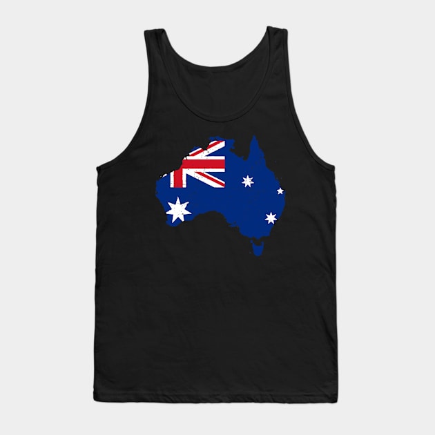 Australia continent Tank Top by HBfunshirts